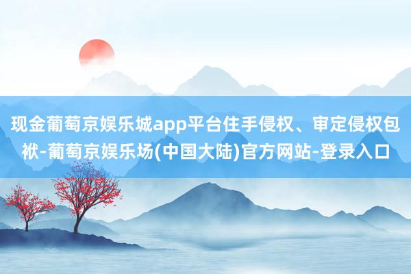 现金葡萄京娱乐城app平台住手侵权、审定侵权包袱-葡萄京娱乐场(中国大陆)官方网站-登录入口